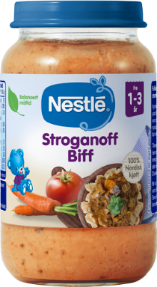 Nestlé Stroganoff Biff 1-3 år,