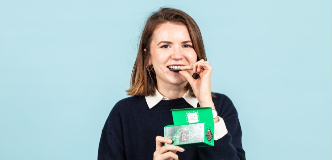 woman smiling