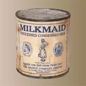 Historisk Milkmaid-boks